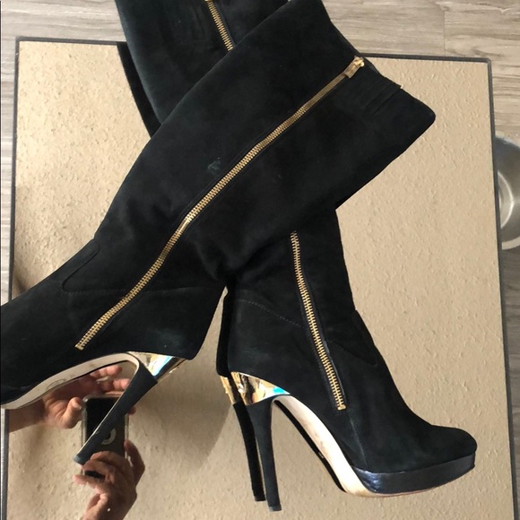 MICHAEL KORS black boots. - Picture 1 of 8